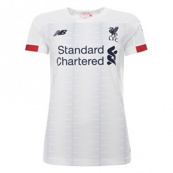 Camiseta Liverpool 2ª Mujer 2019-2020 Blanco